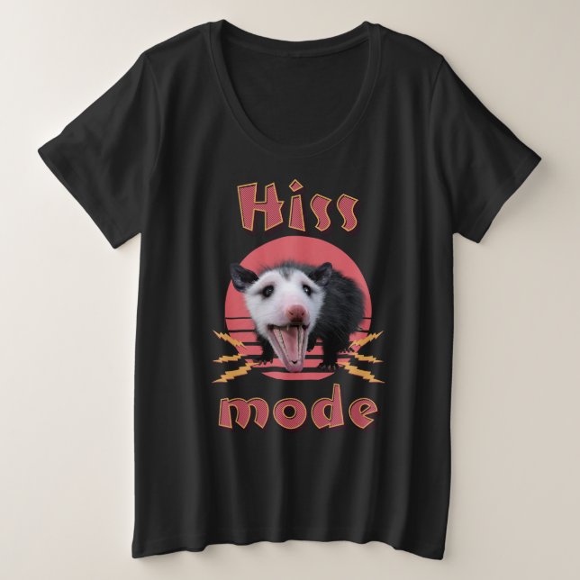 Mode Hiss Funny Opossum Hisser (Design devant)