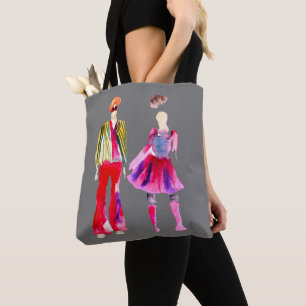 Mode Illustration Aquarellboho Tasche