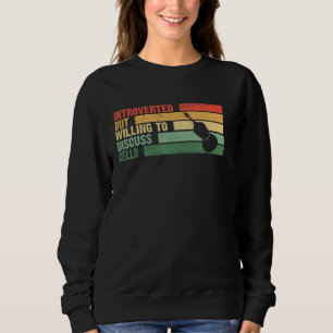 Mode Introvertiert, aber Diskutiert Gerne Über Cel Sweatshirt