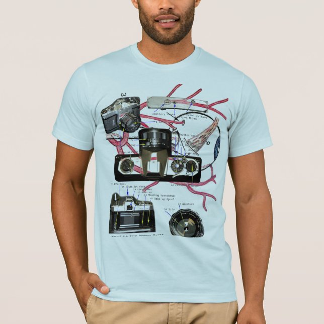 Mode-Kamera-Augen-Fotografiet-shirt T-Shirt (Vorderseite)