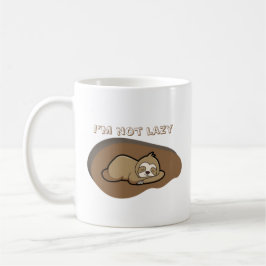 Mode Lazy activé - Joli fentes de café Mug