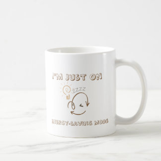 Mode Lazy activé - Joli fentes de café Mug