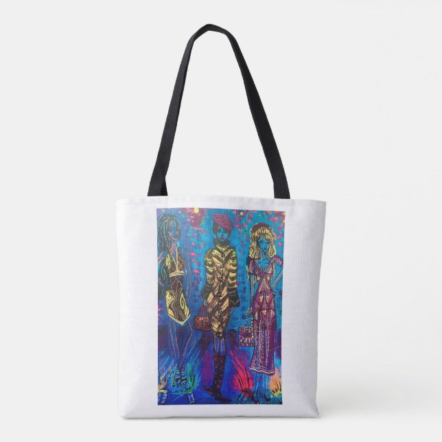 Mode Mädchen Laufsteg-Tasche Tasche (Rückseite)