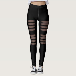 Mode mit Riss-Design Leggings