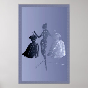 Mode-Modell-Plakat Poster