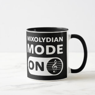 Mode Musique Mixolydian Activé - Mug