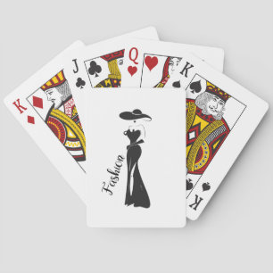 Mode Niedlich Girly Vintag Art Deco Design Spielkarten