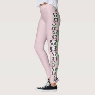 Mode Original Cartoon Lustig Kreuzstich panda Leggings
