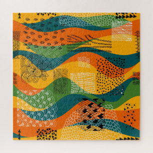 Mode-Patchwork: Entwürdigende Abstrakte Kunst