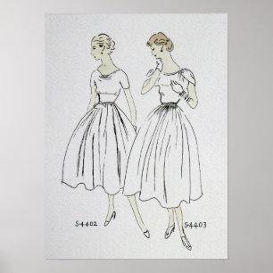 Mode-Plakat 1953 Poster
