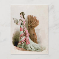 Mode Plate ~ Postkartenkleid Französisch Vintag