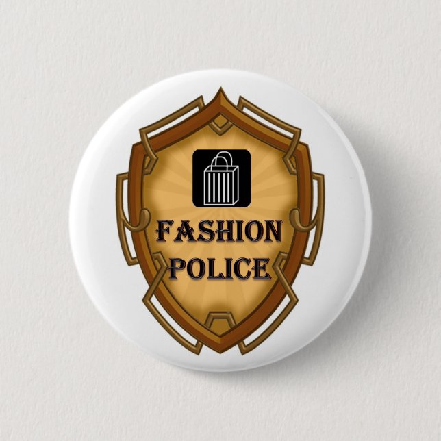 Mode-Polizei Button (Vorderseite)