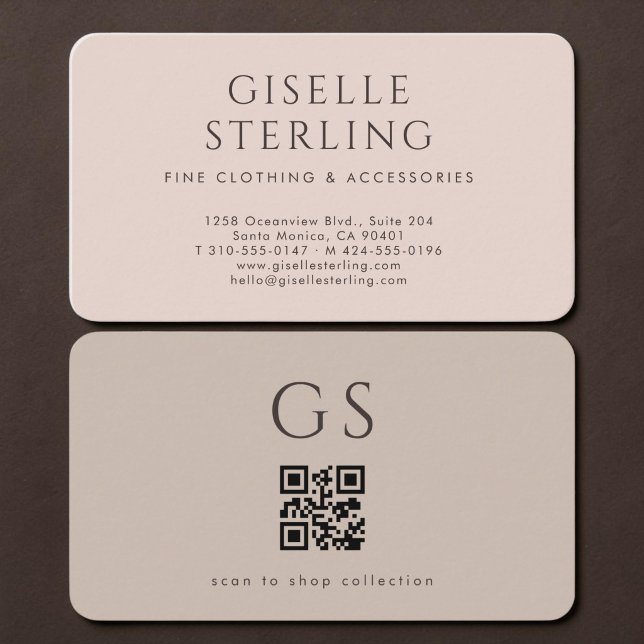 Mode-QR-Code Visitenkarte (Von Creator hochgeladen)