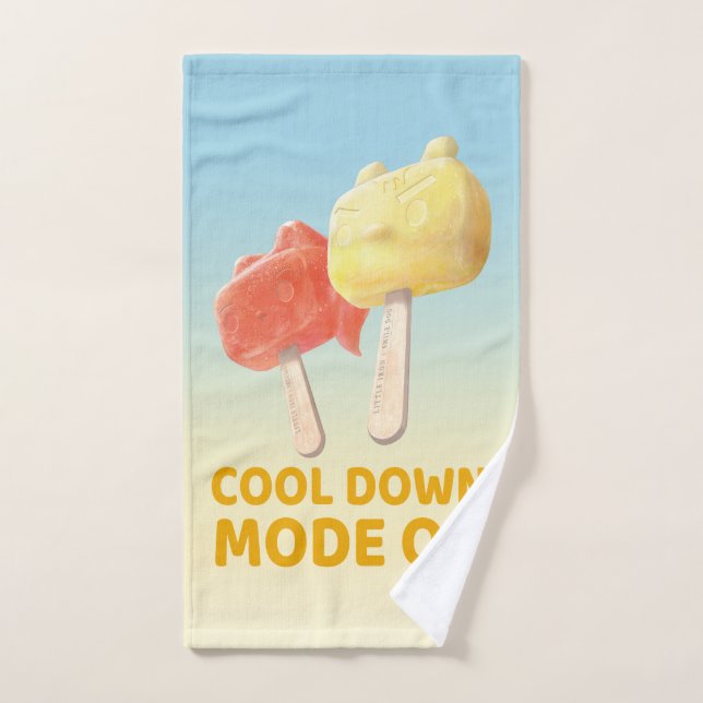Mode Refroidissement Activé : Popsicles Iron T et  (Serviette à main)
