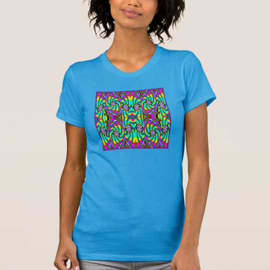 Mode-Shirt 4 sie - Türkis, aquamarin, gelb, lila T-Shirt