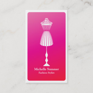Mode-Stylist-Geschäfts-Karte Visitenkarte