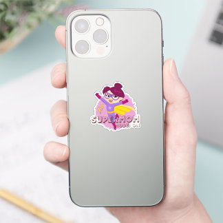 Mode Supermom : Activé | Sticker Hero Mom