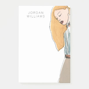 Mode-Vignette Post-it Klebezettel