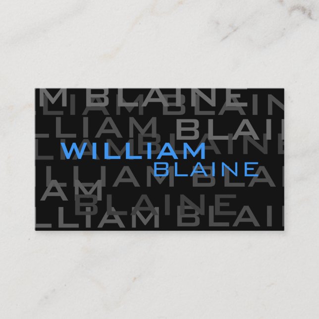 Mode VII Visitenkarte (Vorderseite)