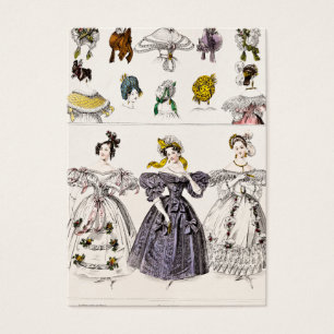 Mode vintage de Paris de 1800s - robes et