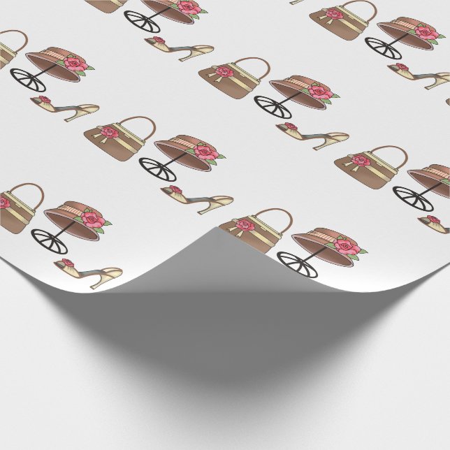 Mode-Zubehör Geschenkpapier (Ecke)