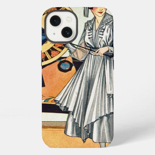 Modebewusste Damen iPhone Hülle (Rückseite)