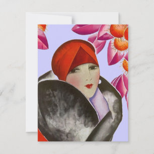 Modebewusste Lady-Einweihung Brunch Nachmittagstee Einladung