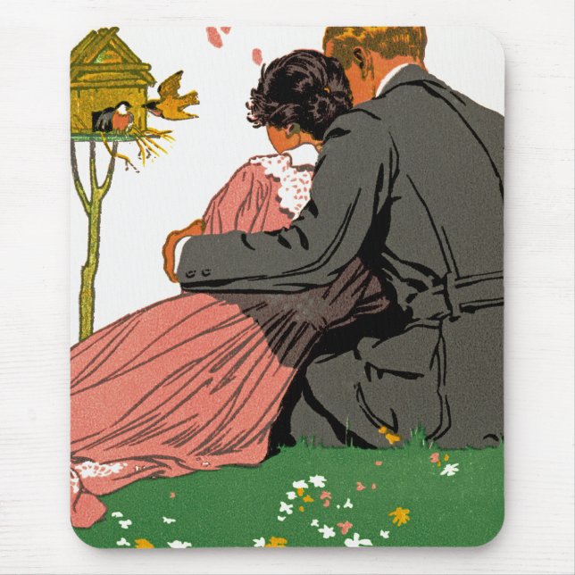 Modebewusste Liebende Mousepad (Vorne)