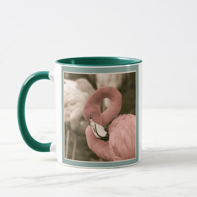 Modebewusster Flamingo Tasse (Links)