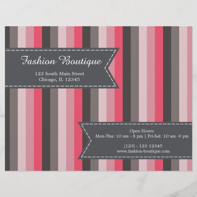 Modeboutique Flyer (Vorne)
