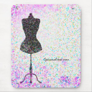 Modeconfetti-Mannequin-modernes personalisiertes Mousepad