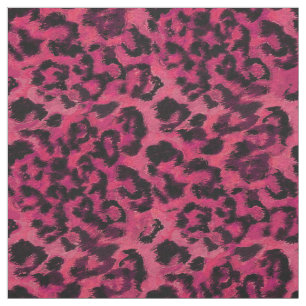 Modedesign, rosa und schwarz, gepunktet, Leopard Stoff