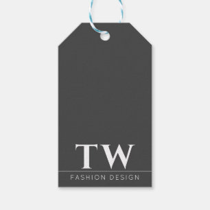 Modedesigner Schwarz Geschenkanhänger