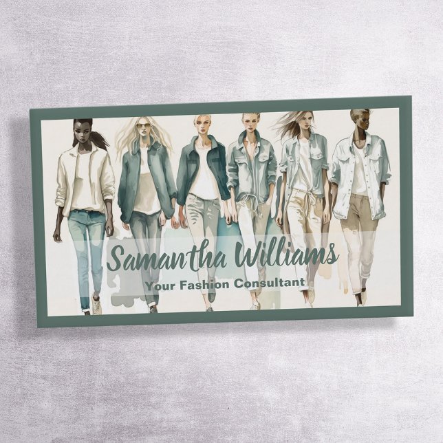 Modedesigner Visitenkarte (Fashion Designer Business Cards)