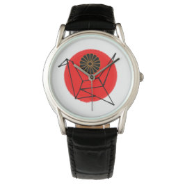 Modeerscheinung der japanischen Origami Crane Toky Armbanduhr