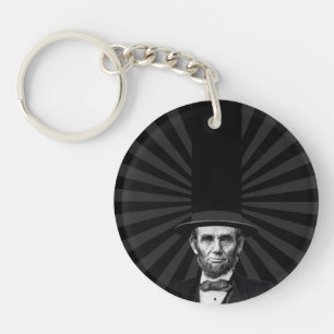 Modeerscheinung des Präsidenten Abraham Lincoln Schlüsselanhänger