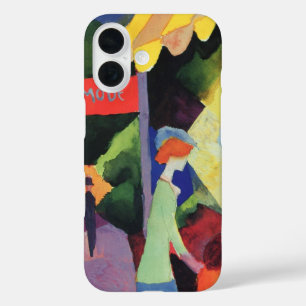 Modefenster von August Macke, Vintage Fauvismus iPhone 16 Hülle