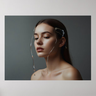 Modefrau feine Kunst Poster