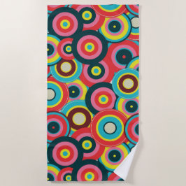 Modegeometrisch Vintag - Muster Stilvoll modern Strandtuch