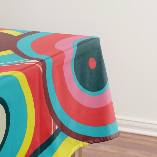 Modegeometrisch Vintag - Muster Stilvoll modern Tischdecke (Beispiel)