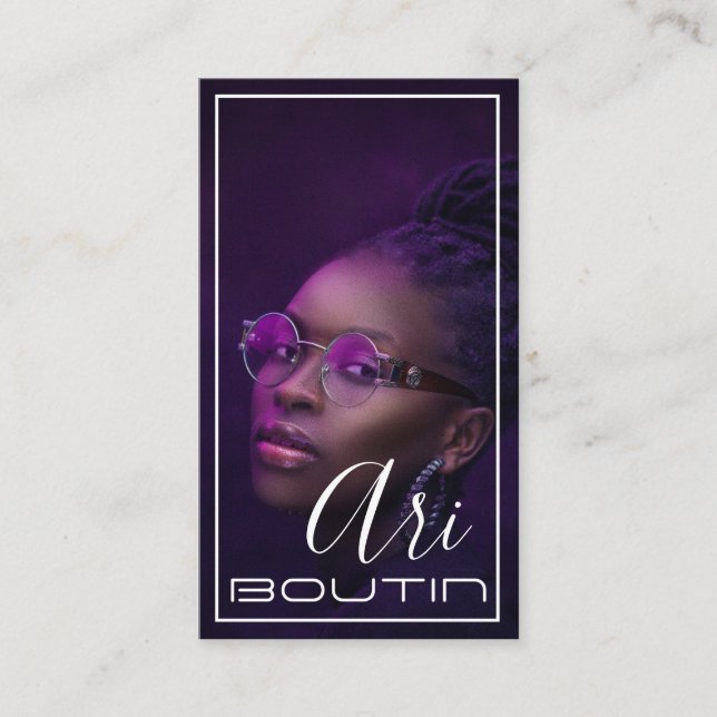 Model Acress Business Card Visitenkarte (Vorderseite)