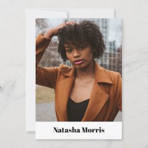 Model Actor Dancer 4 Foto Comp Einladung