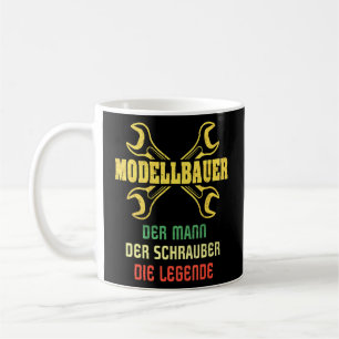 Model Builder-Redewendungen Modellmodell für männl Kaffeetasse