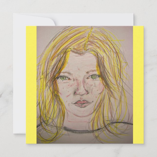 Model Girl Einladung (Vorderseite)