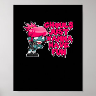 Model Vintag Fotograp Ghouls nur um Spaß zu haben Poster