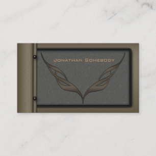 Modèle 10 de carte de visite de brun de conception