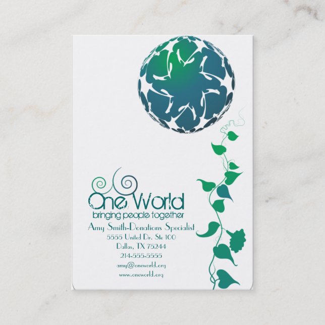 Modèle 19 de carte de visite (Devant)