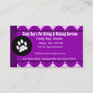 Modèle à motifs de losanges de carte de visite