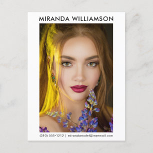 Modèle Acteur 1 Carte photo Comp Carte postale Bla