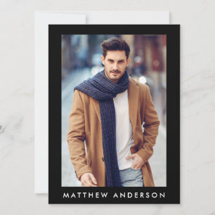 Modèle Acteur Carte Comp Noir - 4 Photo Retour